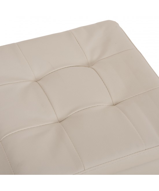 ΣΚΑΜΠΟ PRO CUBE HM224.02 PU ΜΕ ΑΠΟΘΗΚΕΥΤΙΚΟ ΧΩΡΟ- ΛΕΥΚΟ 38x38x36,5Υεκ.