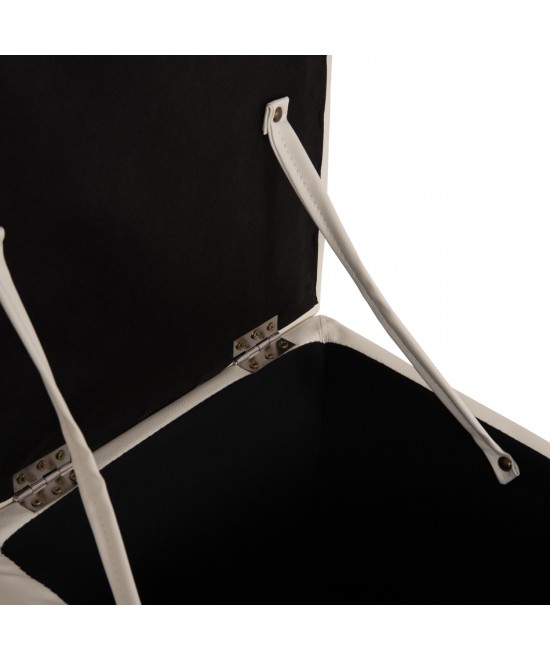 ΣΚΑΜΠΟ PRO CUBE HM224.02 PU ΜΕ ΑΠΟΘΗΚΕΥΤΙΚΟ ΧΩΡΟ- ΛΕΥΚΟ 38x38x36,5Υεκ.