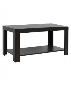 ΤΡΑΠΕΖΙ ΣΑΛΟΝΙΟΥ ALAYNA ΜΕΛΑΜΙΝΗΣ HM2207.01 ZEBRANO 90Χ45Χ45 εκ.