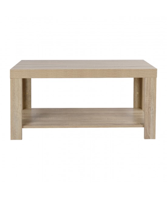 ΤΡΑΠΕΖΙ ΣΑΛΟΝΙΟΥ ΜΕΛΑΜΙΝΗΣ ALAYNA HM2207.02 SONAMA 90X45X45 εκ.