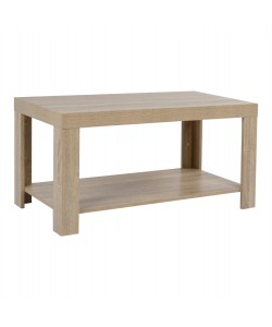 ΤΡΑΠΕΖΙ ΣΑΛΟΝΙΟΥ ΜΕΛΑΜΙΝΗΣ ALAYNA HM2207.02 SONAMA 90X45X45 εκ.