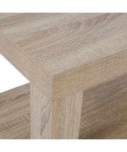ΤΡΑΠΕΖΙ ΣΑΛΟΝΙΟΥ ΜΕΛΑΜΙΝΗΣ ALAYNA HM2207.02 SONAMA 90X45X45 εκ.