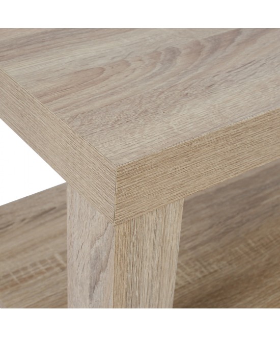 ΤΡΑΠΕΖΙ ΣΑΛΟΝΙΟΥ ΜΕΛΑΜΙΝΗΣ ALAYNA HM2207.02 SONAMA 90X45X45 εκ.