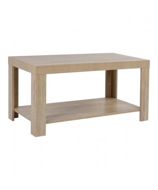 ΤΡΑΠΕΖΙ ΣΑΛΟΝΙΟΥ ΜΕΛΑΜΙΝΗΣ ALAYNA HM2207.02 SONAMA 90X45X45 εκ.