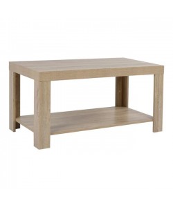 ΤΡΑΠΕΖΙ ΣΑΛΟΝΙΟΥ ΜΕΛΑΜΙΝΗΣ ALAYNA HM2207.02 SONAMA 90X45X45 εκ.