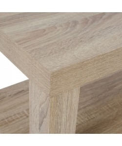 ΤΡΑΠΕΖΙ ΣΑΛΟΝΙΟΥ ΜΕΛΑΜΙΝΗΣ ALAYNA HM2207.02 SONAMA 90X45X45 εκ.