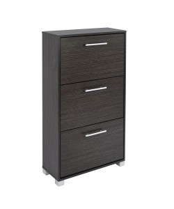 ΠΑΠΟΥΤΣΟΘΗΚΗ ΜΕΛΑΜΙΝΗΣ DAVINA HM2221.01 ZEBRANO 3ΘΕΣΕΩΝ 62Χ24Χ110Υεκ εκ.