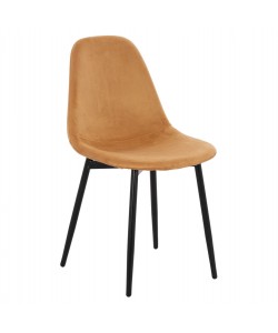 ΚΑΡΕΚΛΑ LEONARDO ΒΕΛΟΥΔΟ ΧΡΥΣΟ ΜΕ ΜΕΤΑΛΛΙΚΑ ΠΟΔΙΑ 45x47x87Υ εκ. HM00100.09