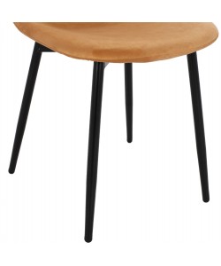 ΚΑΡΕΚΛΑ LEONARDO ΒΕΛΟΥΔΟ ΧΡΥΣΟ ΜΕ ΜΕΤΑΛΛΙΚΑ ΠΟΔΙΑ 45x47x87Υ εκ. HM00100.09