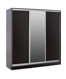 ΝΤΟΥΛΑΠΑ ΣΥΡΟΜΕΝΗ ADLER ΜΕΛΑΜΙΝΗΣ ΒΕΓΓΕ ΜΕ ΚΑΘΡΕΠΤΗ HM2435.02  200X60X210Υεκ