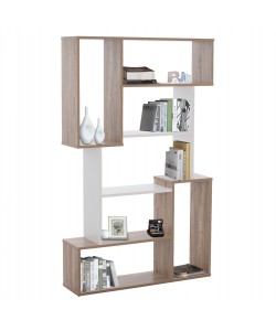 ΒΙΒΛΙΟΘΗΚΗ SHAY HM8768.01 85X22X140 ΛΕΥΚΟ