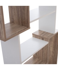 ΒΙΒΛΙΟΘΗΚΗ SHAY HM8768.01 85X22X140 ΛΕΥΚΟ