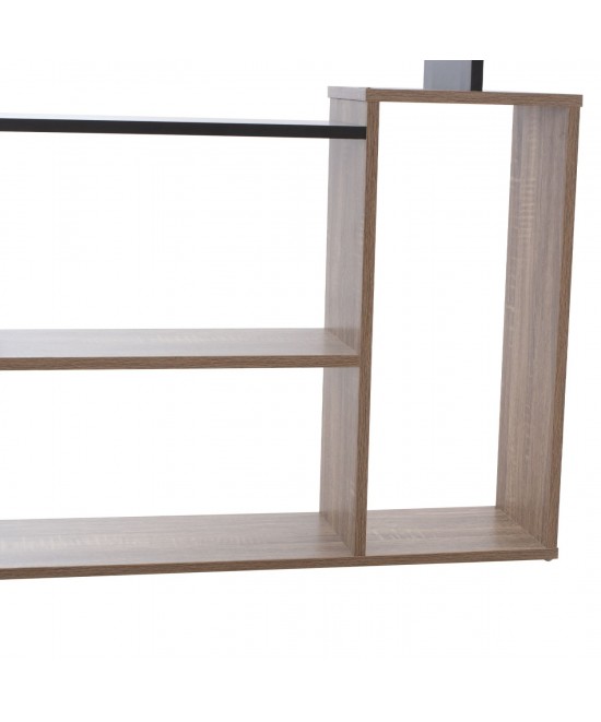 ΒΙΒΛΙΟΘΗΚΗ SHAY HM8768.02 85X22X140 ΓΚΡΙ