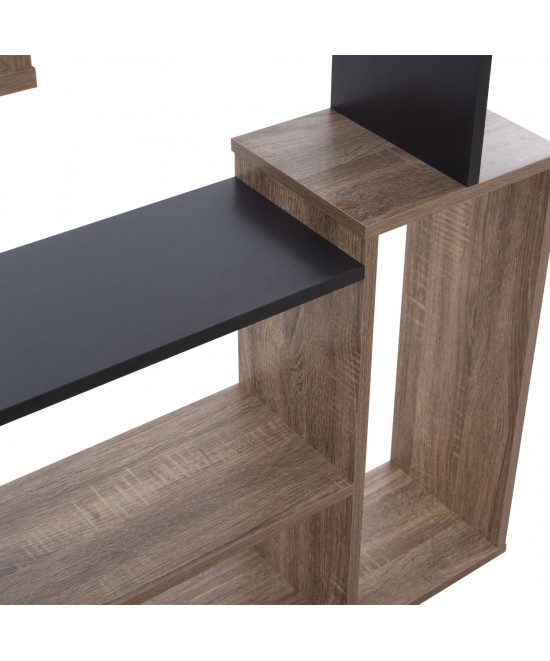ΒΙΒΛΙΟΘΗΚΗ SHAY HM8768.02 85X22X140 ΓΚΡΙ