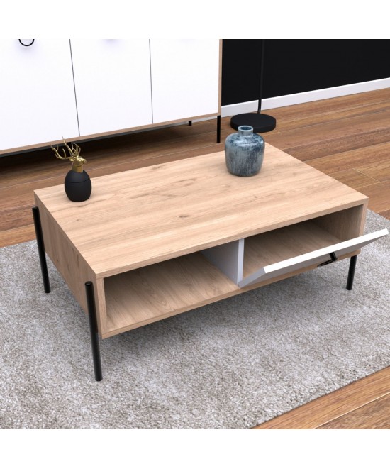 ΤΡΑΠΕΖΙ ΣΑΛΟΝΙΟΥ SONAMA ΛΕΥΚΟ HM9247.01 90x56x37,6 εκ. ΤΡΑΠΕΖΙ ΣΑΛΟΝΙΟΥ SONAMA ΛΕΥΚΟ HM9247.01 90x56x37,6 εκ.