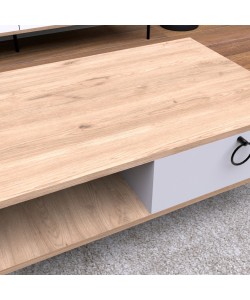 ΤΡΑΠΕΖΙ ΣΑΛΟΝΙΟΥ SONAMA ΛΕΥΚΟ HM9247.01 90x56x37,6 εκ.