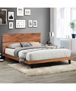 ΚΡΕΒΑΤΙ HM8472.11  FANSI ΑΠΟ ΜΑΣΙΦ ΞΥΛΟ ΑΚΑΚΙΑΣ 160Χ200