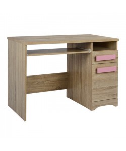 ΓΡΑΦΕΙΟ PLAYROOM SONAMA+ ΡΟΖ ΧΕΡΟΥΛΙ HM11154.02 110X55X76.5