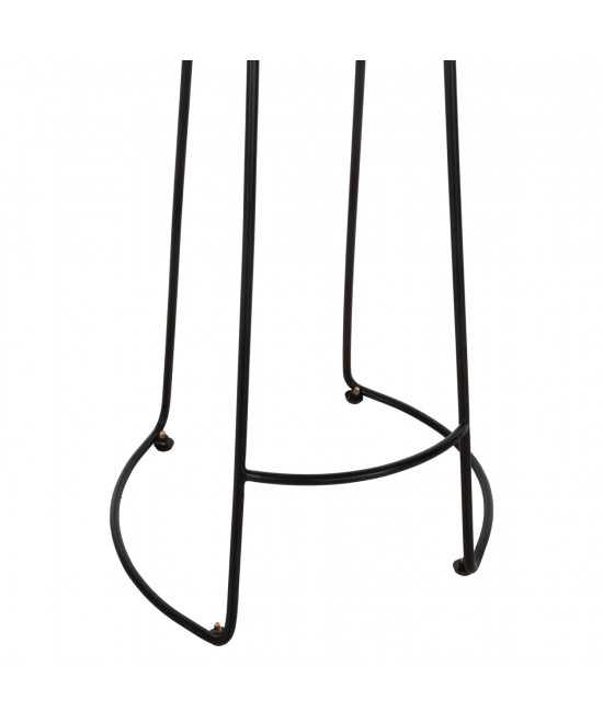 ΣΚΑΜΠΟ BAR ELEANOR HM8363.11 ΜΑΣΙΦ ΞΥΛΟ ΑΚΑΚΙΑΣ-ΜΕΤΑΛΛΟ 50x43x78Υεκ.