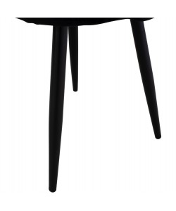 ΚΑΡΕΚΛΑ ODED ΜΕ ΜΕΤΑΛΛΙΚΑ ΜΑΥΡΑ ΠΟΔΙΑ & ΒΕΛΟΥΔΟ ΜΑΥΡΟ HM8731.14 45x52x77 εκ.