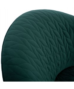 ΠΟΛΥΘΡΟΝΑ JOYCE ΑΠΟ ΒΕΛΟΥΔΟ ΚΥΠΑΡΙΣΣΙ ME ΜΕΤΑΛΛΙΚΑ ΠΟΔΙΑ HM8549.03 80x76x75 εκ.