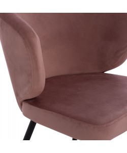 ΠΟΛΥΘΡΟΝΑΚΙ JIYA ΜΕ ΣΑΠΙΟ ΜΗΛΟ ΒΕΛΟΥΔΟ & ΜΑΥΡΟ ΜΕΤΑΛΛΙΚΟ ΣΚΕΛΕΤΟ HM8728.02 60x60x85