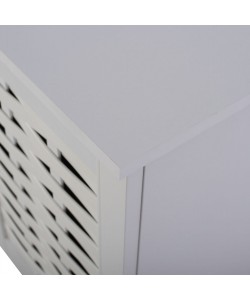 ΠΑΠΟΥΤΣΟΘΗΚΗ-ΝΤΟΥΛΑΠΙ ΜΕΛΑΜΙΝΗΣ CASSIOPE ΛΕΥΚΗ ΜΕ ΠΟΔΙΑ 77Χ34Χ67.5Υεκ.HM2208.05