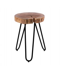 ΤΡΑΠΕΖΑΚΙ ΣΑΛΟΝΙΟΥ OSLO HM8208.11 ΑΠΟ ΜΑΣΙΦ ΚΟΡΜΟ ΑΚΑΚΙΑΣ 35X35X46Υ