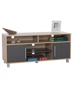 ΕΠΙΠΛΟ ΤΗΛΕΟΡΑΣΗΣ DANNA ΜΕΛΑΜΙΝΗΣ HM2202.04 SONAMA-ΓΚΡΙ 120x40x55 εκ.