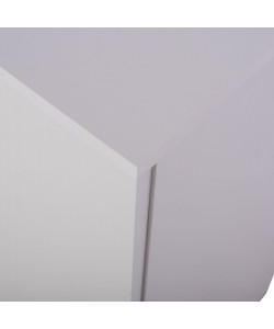 ΠΑΠΟΥΤΣΟΘΗΚΗ ΝΤΟΥΛΑΠΙ EMERIE ΜΕΛΑΜΙΝΗΣ ΛΕΥΚΗ 60x40x80Υεκ.HM2206.05