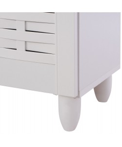 ΠΑΠΟΥΤΣΟΘΗΚΗ-ΝΤΟΥΛΑΠΙ ΜΕΛΑΜΙΝΗΣ IGGY 3ΠΟΡΤΕΣ ΛΕΥΚΗ ΜΕ ΠΟΔΙΑ 114Χ34Χ68Yεκ.HM2211.05