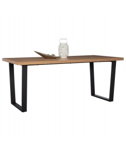 ΤΡΑΠΕΖΙ ΤΡΑΠΕΖΑΡΙΑΣ ASTORIA HM9012 ΜΕ ΚΑΠΛΑΜΑ ΔΡΥΟΣ ΣΕ ΣΤΥΛ ΡΟΥΣΤΙΚ 180X90X75Yεκ. 40mm ΠΑΧΟΣ