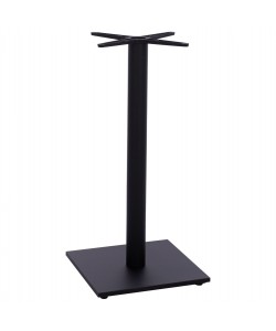 ΒΑΣΗ ΜΕΤΑΛΛΙΚΗ ΜΠΑΡ ΜΕΣΣΑΙΟΥ ΥΨΟΥΣ ΜΑΥΡΗ ΜΑΤ HM474 ΣΤΑΥΡΟΣ 46Χ46εκ 45Χ45Χ94Υεκ.