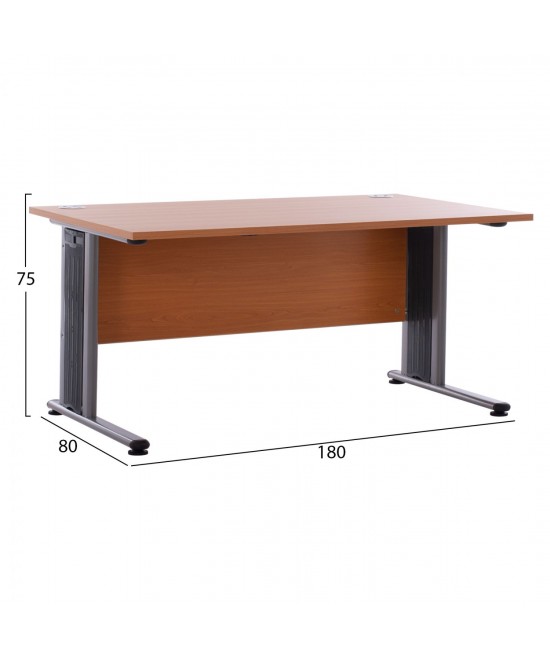 ΓΡΑΦΕΙΟ ΕΠΑΓΓΕΛΜΑΤΙΚΟ VALDEN HM2046.03 ΚΕΡΑΣΙ 180X80X75