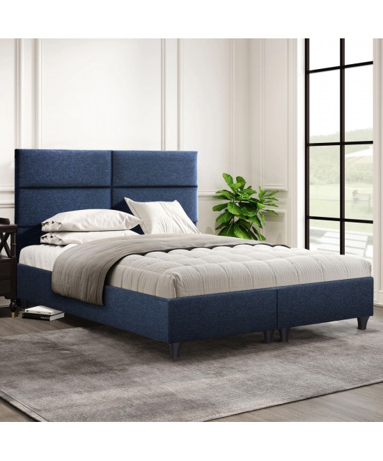 ΚΡΕΒΑΤΙ MILO ΑΠΟ ΜΠΛΕ ΥΦΑΣΜΑ HM616.08 ΓΙΑ ΣΤΡΩΜΑ 160x200 εκ. ΚΡΕΒΑΤΙ MILO ΑΠΟ ΜΠΛΕ ΥΦΑΣΜΑ HM616.08 ΓΙΑ ΣΤΡΩΜΑ 160x200 εκ.