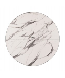 ΕΠΙΦΑΝΕΙΑ ΤΡΑΠΕΖΙΟΥ HPL HM5841.11 MARBLE WHITE-GREY Φ60 εκ. ΠΑΧΟΥΣ 12mm. ΕΠΙΦΑΝΕΙΑ ΤΡΑΠΕΖΙΟΥ HPL HM5841.11 MARBLE WHITE-GREY Φ60 εκ. ΠΑΧΟΥΣ 12mm.