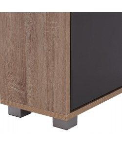 ΠΑΠΟΥΤΣΟΘΗΚΗ ΞΥΛΙΝΗ DAVINA HM2221.04 SONAMA-ΓΚΡΙ 3ΘΕΣΕΩΝ 62Χ24Χ110Υεκ