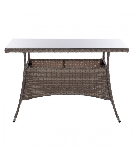 ΤΡΑΠΕΖΙ ΜΕΤΑΛΛΙΚΟ MILITARY RATTAN ΓΚΡΙ HM5141.31 120x70x75Υ εκ. ΤΡΑΠΕΖΙ ΜΕΤΑΛΛΙΚΟ MILITARY RATTAN ΓΚΡΙ HM5141.31 120x70x75Υ εκ.