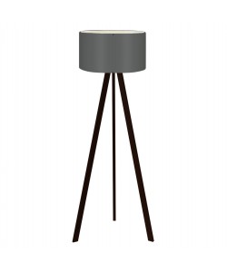 ΦΩΤΙΣΤΙΚΟ ΔΑΠΕΔΟΥ ΞΥΛΙΝΟ CRUZ HM7578.04 ΜΑΥΡΟ ΜΕ ΓΚΡΙ ΚΑΠΕΛΟ