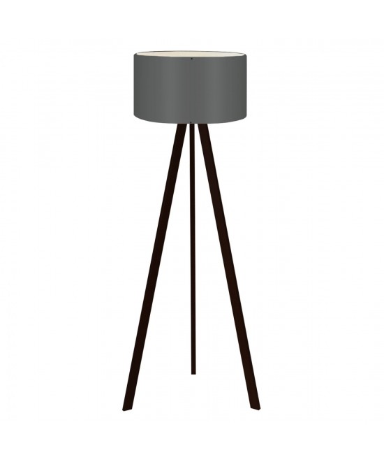 ΦΩΤΙΣΤΙΚΟ ΔΑΠΕΔΟΥ ΞΥΛΙΝΟ CRUZ HM7578.04 ΜΑΥΡΟ ΜΕ ΓΚΡΙ ΚΑΠΕΛΟ