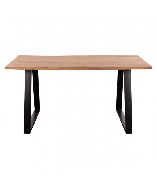 ΤΡΑΠΕΖΙ ΤΡΑΠΕΖΑΡΙΑΣ SOFIA SLIM HM8500.11 ΜΑΣΙΦ ΞΥΛΟ ΑΚΑΚΙΑΣ 160x90x76Υ εκ.