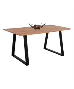 ΤΡΑΠΕΖΙ ΤΡΑΠΕΖΑΡΙΑΣ SOFIA SLIM HM8500.11 ΜΑΣΙΦ ΞΥΛΟ ΑΚΑΚΙΑΣ 160x90x76Υ εκ.