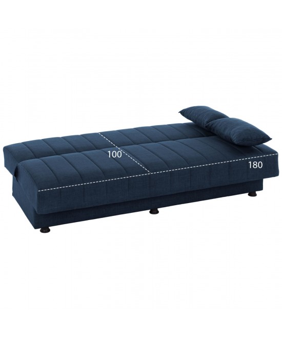 ΚΑΝΑΠΕΣ ΚΡΕΒΑΤΙ ANDRI ΤΡΙΘΕΣΙΟΣ ΜΠΛΕ HM3239.07 180x83x74Y εκ. ΚΑΝΑΠΕΣ ΚΡΕΒΑΤΙ ANDRI ΤΡΙΘΕΣΙΟΣ ΜΠΛΕ HM3239.07 180x83x74Y εκ.
