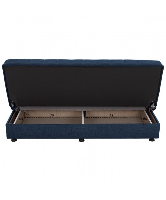 ΚΑΝΑΠΕΣ ΚΡΕΒΑΤΙ ANDRI ΤΡΙΘΕΣΙΟΣ ΜΠΛΕ HM3239.07 180x83x74Y εκ. ΚΑΝΑΠΕΣ ΚΡΕΒΑΤΙ ANDRI ΤΡΙΘΕΣΙΟΣ ΜΠΛΕ HM3239.07 180x83x74Y εκ.
