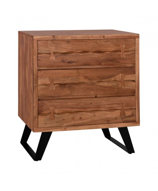 ΣΥΡΤΑΡΙΕΡΑ FANSI 3ΣΥΡΤΑΡΙΑ ΑΠΟ ΜΑΣΙΦ ΞΥΛΟ ΑΚΑΚΙΑΣ 80x35x86Υεκ. HM8474.11