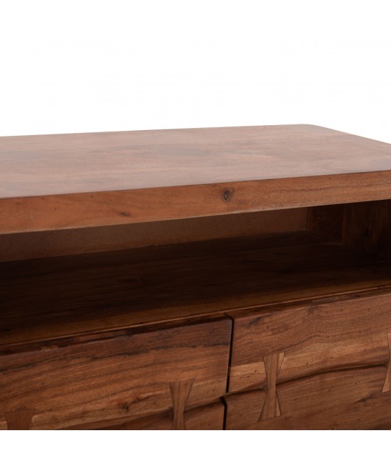 ΣΥΡΤΑΡΙΕΡΑ FANSI 3ΣΥΡΤΑΡΙΑ ΑΠΟ ΜΑΣΙΦ ΞΥΛΟ ΑΚΑΚΙΑΣ 80x35x86Υεκ. HM8474.11