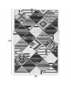 ΧΑΛΙ ΣΑΛΟΝΙΟΥ JOSIANE ΓΚΡΙ HM7676.21 80X150εκ.