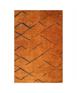 ΧΑΛΙ ΣΑΛΟΝΙΟΥ CALLISTO ΜΕ ΚΡΟΣΙΑ HM7674.04 ΧΑΛΚΙΝΟ ΜΑΥΡΟ 160Χ230 εκ.