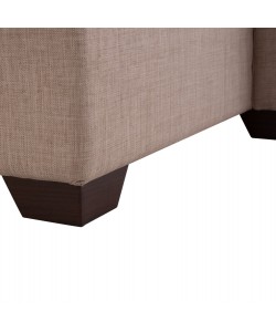 ΚΑΝΑΠΕΣ ΚΡΕΒΑΤΙ GHUFRAN ΓΩΝΙΑ ΑΝΑΣΤΡΕΨΙΜΗ ΜΠΕΖ HM3244.04 ΜΕ ΑΠΟΘΗΚΕΤΙΚΟ ΧΩΡΟ 200x133x77Yεκ.