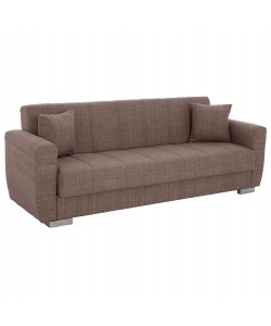 ΚΑΝΑΠΕΣ ΚΡΕΒΑΤΙ POLYA ΤΡΙΘΕΣΙΟΣ ΚΑΦΕ HM3240.02 215x80x77 εκ.